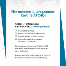 Bannière autoportante Entrepreneur